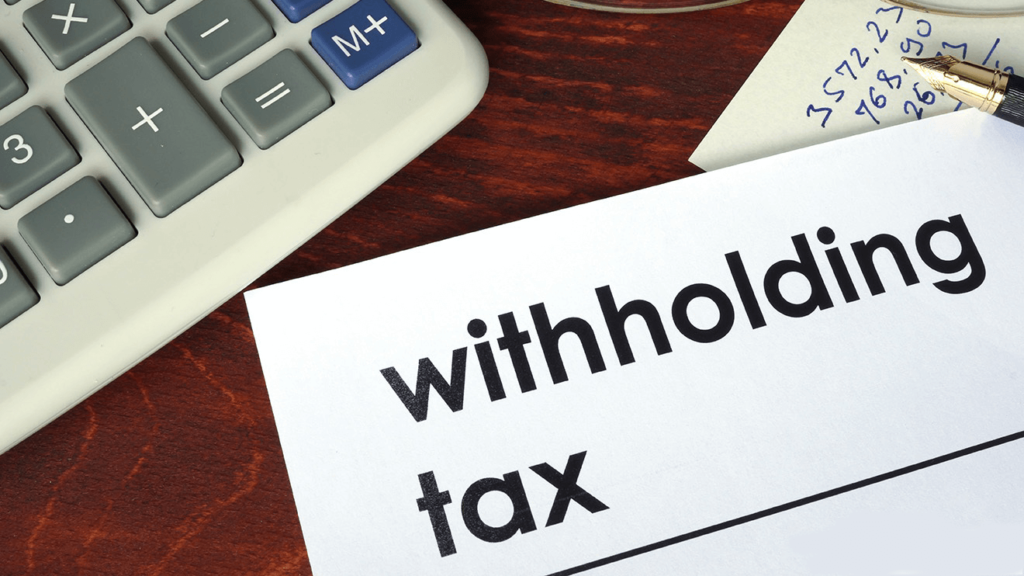 Withholding Tax To Non-Residents