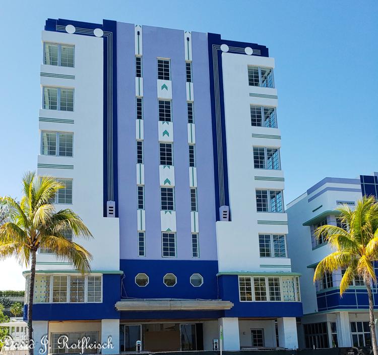 Modern-looking hotel in Miami Beach