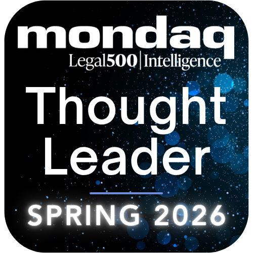 Mondaq Thought Leader Spring 2026 badge